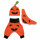 3-tlg Pumphose-Mütze-Tuch Set Halloween "Kürbis"