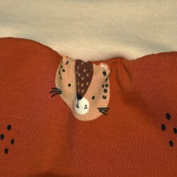 Kurze Pumphose Shorts  "Baby Leopard" rostrot
