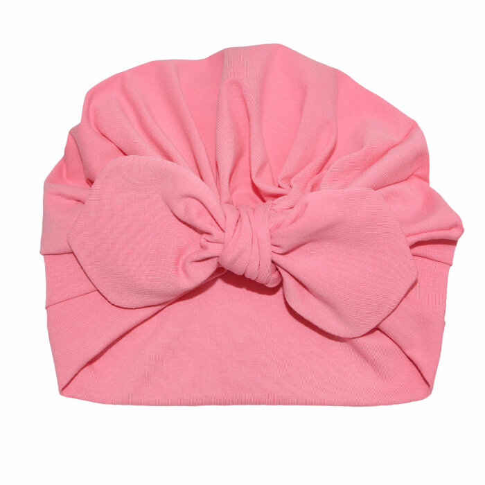 Turbanmütze Rosa Uni