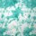 French Terry Batik Clouds Wolken Tiffany blue