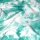 French Terry Batik Clouds Wolken Tiffany blue