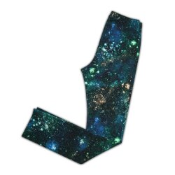 Leggings lang oder 3/4 "Magic Galaxy" Space Weltraum dunkelblau