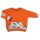 Sweater Pullover "Halloween-Freunde" Spinne & Fledermaus orange