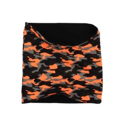 Loop Schal "Camouflage" schwarz-grau-orange