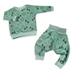 Sweater Pullover "Tannenbaum" Winterwald Weihnachten - altmint