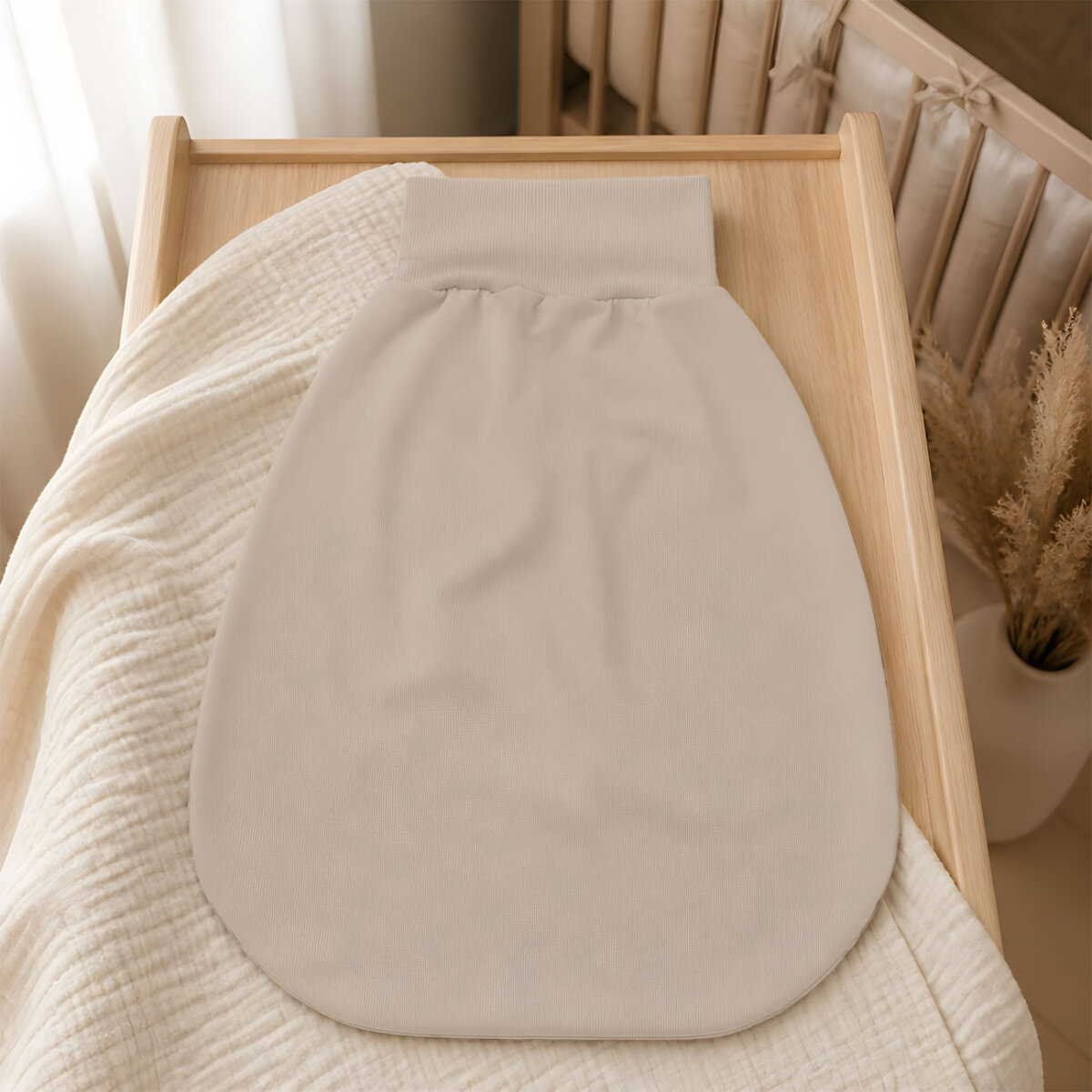Strampelsack Schlafsack Nature pur beige